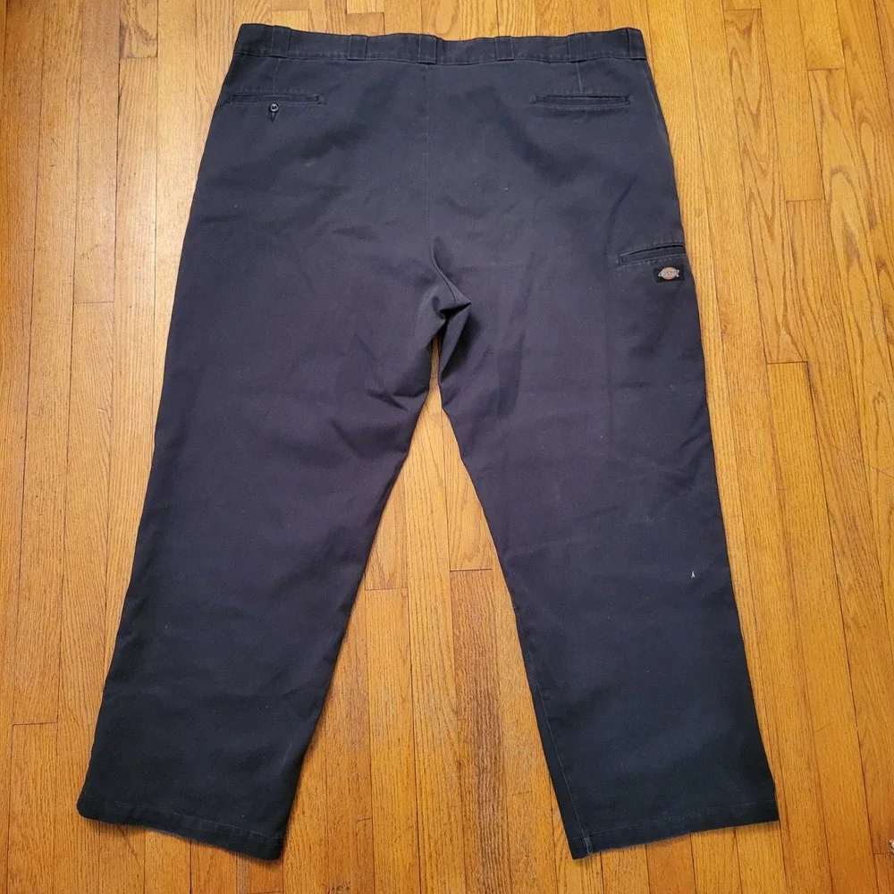 2 Pair Dickies Loose Fit Double Knee‎ Work Pants Black 50x32 Utility Gorpcore